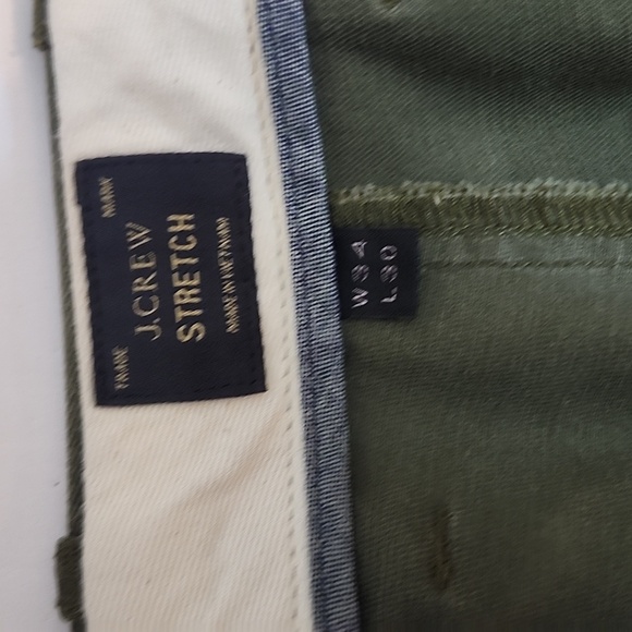 J. Crew Stretch Pants in Olive - Picture 5 of 9